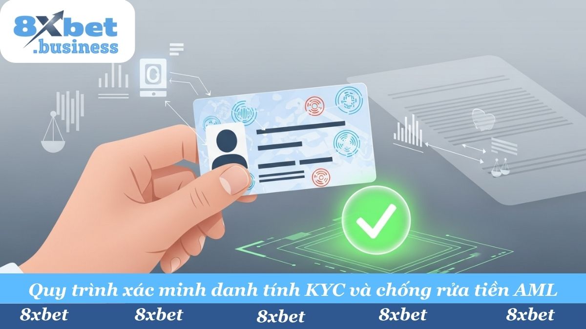 Quy trình xác minh danh tính KYC và chống rửa tiền AML của 8xbet.