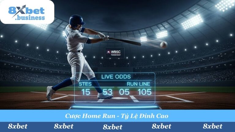 Cá Cược Bóng Chày 8Xbet: Hướng Dẫn Luật Chơi & Soi Kèo MLB 2025