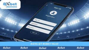 Giao diện đăng ký 8Xbet chính thức, an toàn và bảo mật. Bước đầu tiên để gia nhập sân chơi cá cược đẳng cấp quốc tế, đối tác chính thức của Chelsea FC.