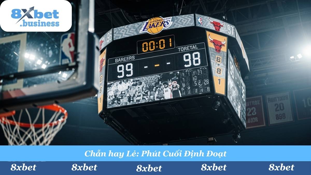 Chỉ một điểm số thay đổi vào giây cuối cũng đủ để lật ngược tình thế kèo Chẵn Lẻ.
